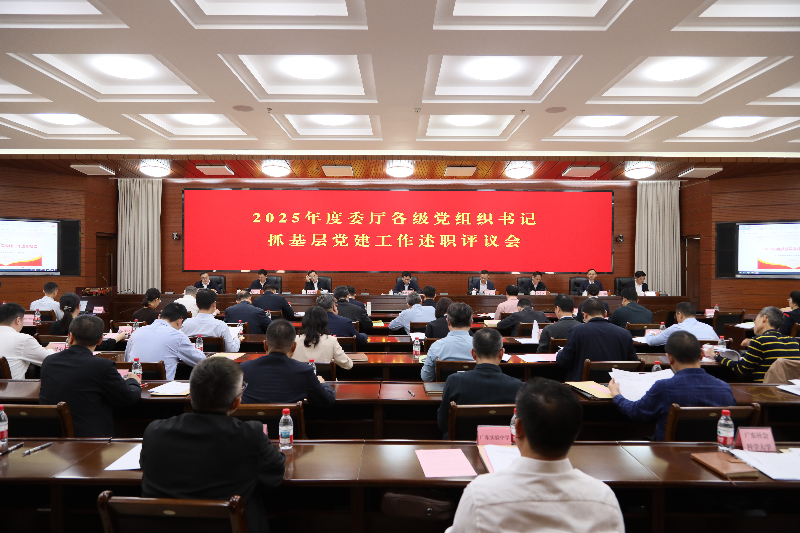 色情网
召开委厅各级党组织书记抓基层党建工作述职评议会议